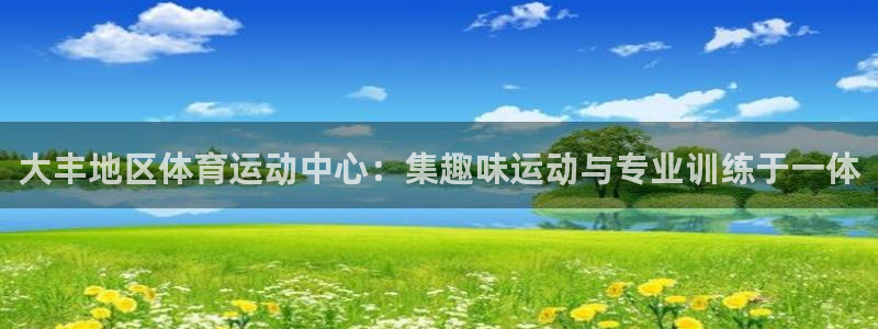 178体育一哥：大丰地区体育运动中心：集趣味运动与专业训练于一体